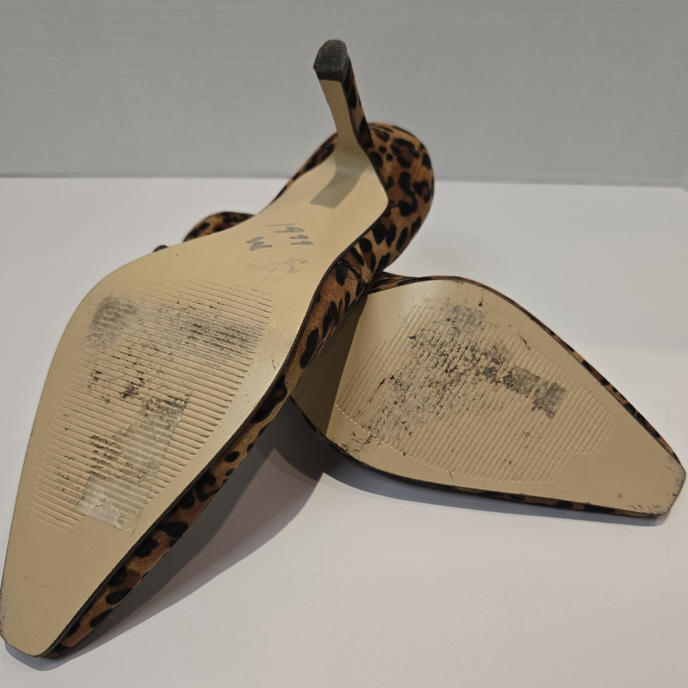 Karen Scott Leopard Print Women's Heels - Picture 7 of 7